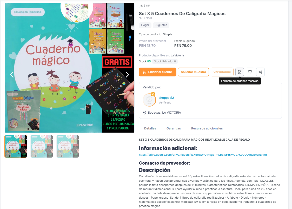 Set X 5 Cuadernos De Caligrafia Magicos