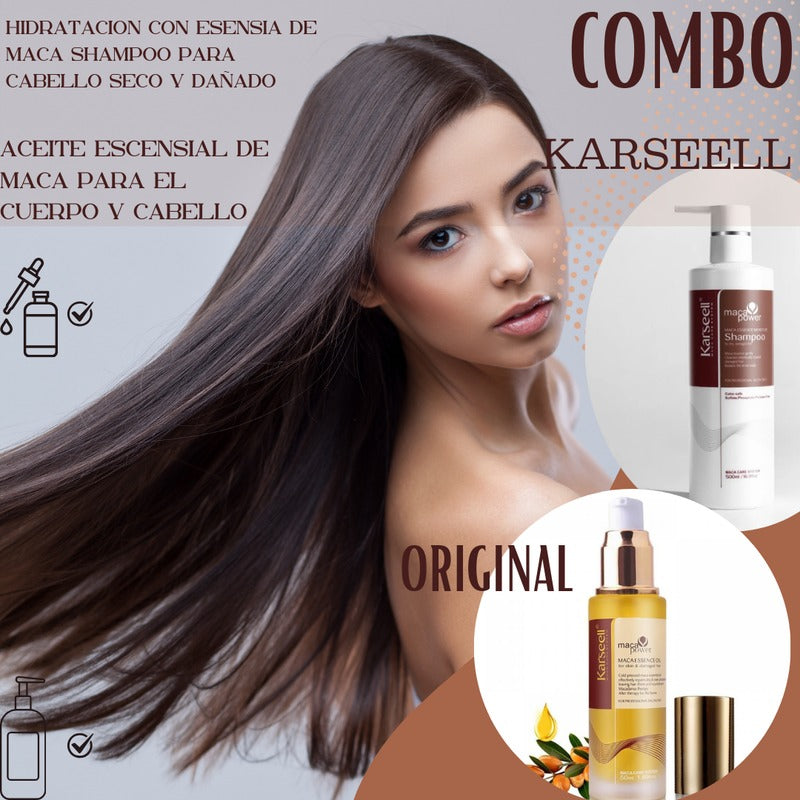 Pack Karseell Shampoo Y Aceite De Argan