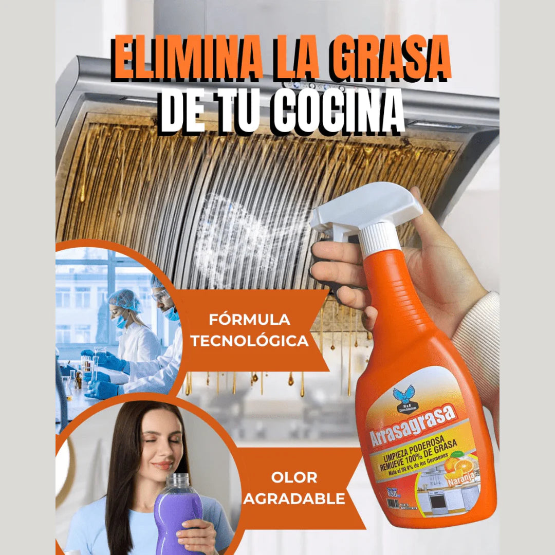 Arrasa Grasa 650 Ml Limpieza Poderosa