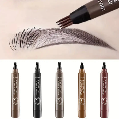 Delineador de Cejas 4 Puntas – Tinta Semipermanente